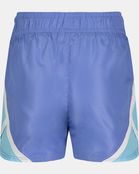 Toddler Girls' UA Fly-By Shorts, Blue, pdpMainDesktop image number 1